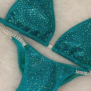 Turquoise Competition Bikini